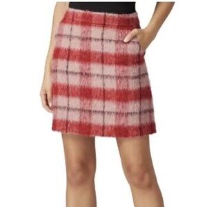 Boden Betsy Plaid Mini Skirt